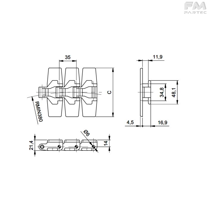 Disegno tecnico Sku: F010003005
