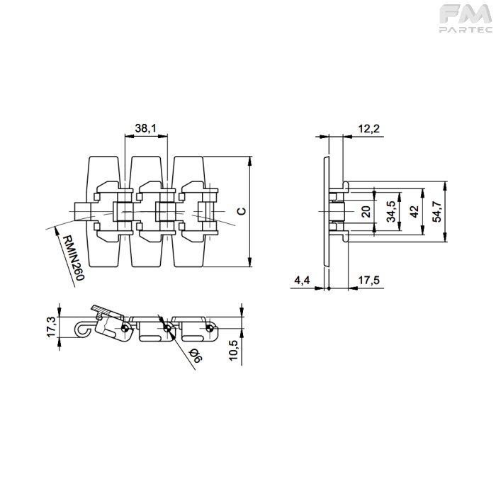 Disegno tecnico Sku: F010004001