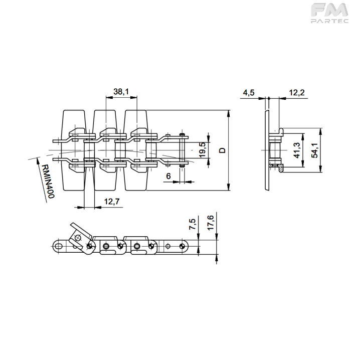 Disegno tecnico Sku: F010007005