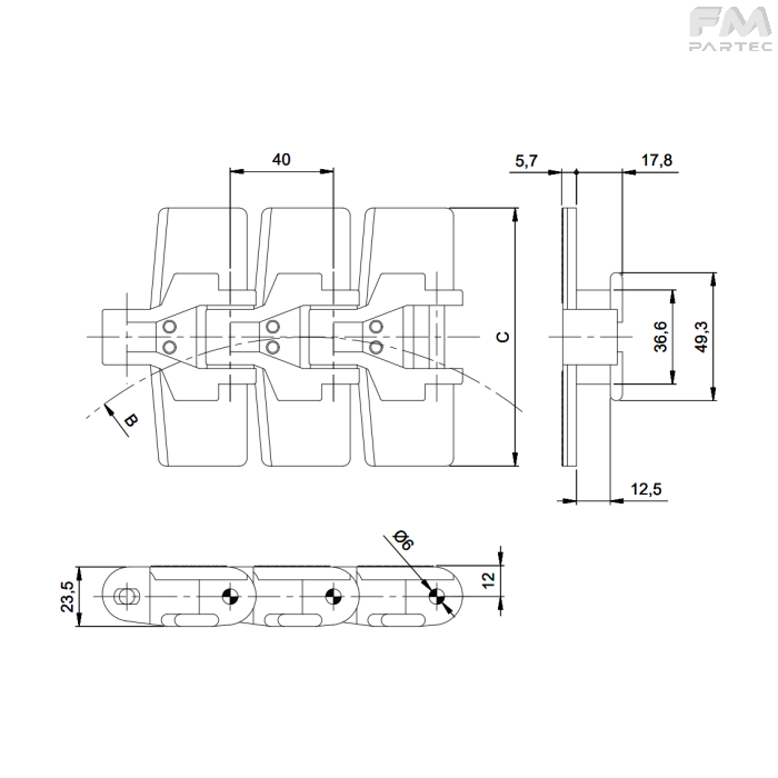 Disegno tecnico Sku: F010017006