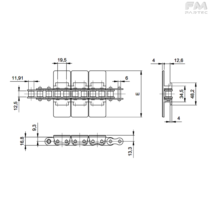 Disegno tecnico Sku: F010024050