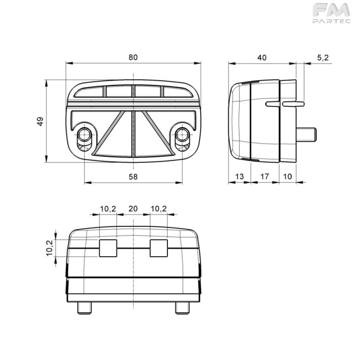 Disegno tecnico Sku: F020013001