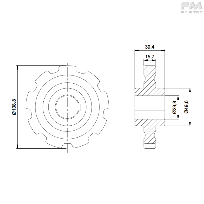 Disegno tecnico Sku: F040001004