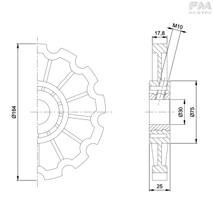 Disegno tecnico Sku: F040001011