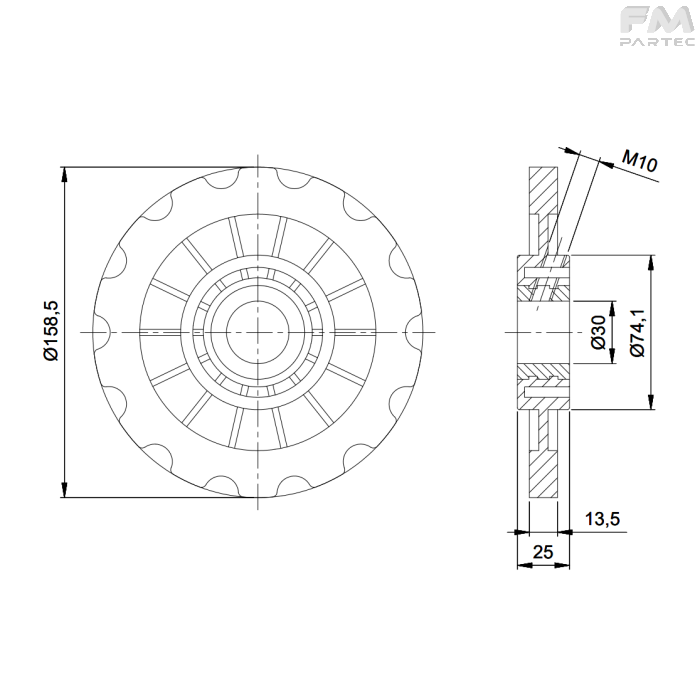 Disegno tecnico Sku: F040002005