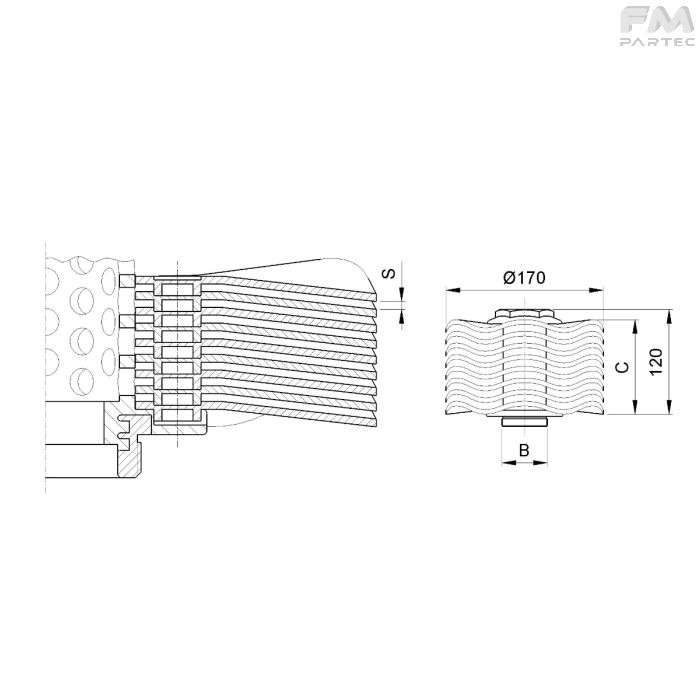 Disegno tecnico Sku: F070003010