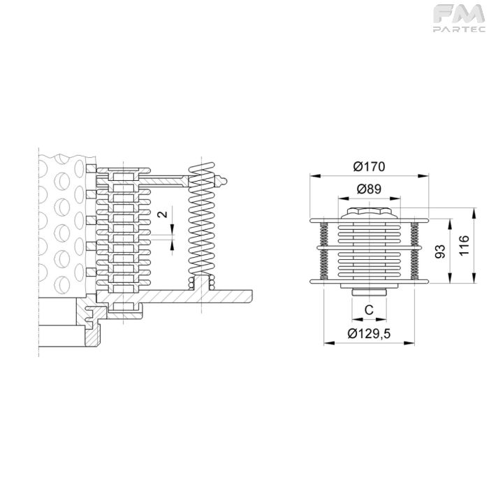 Disegno tecnico Sku: F070022502