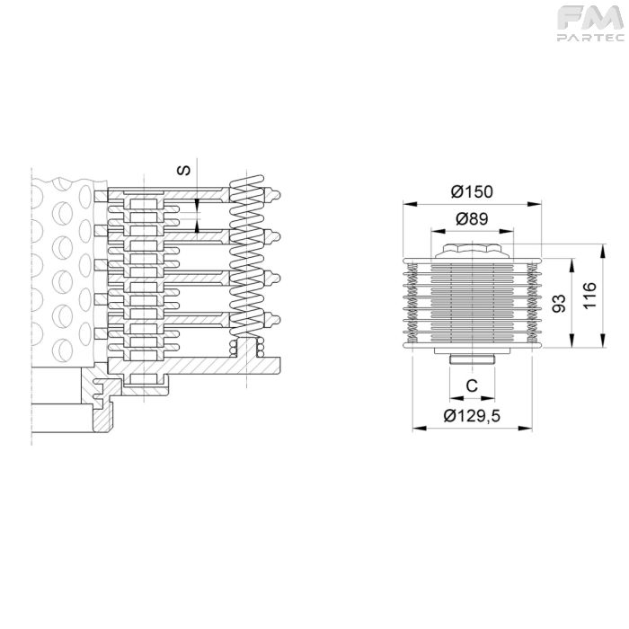 Disegno tecnico Sku: F070027503