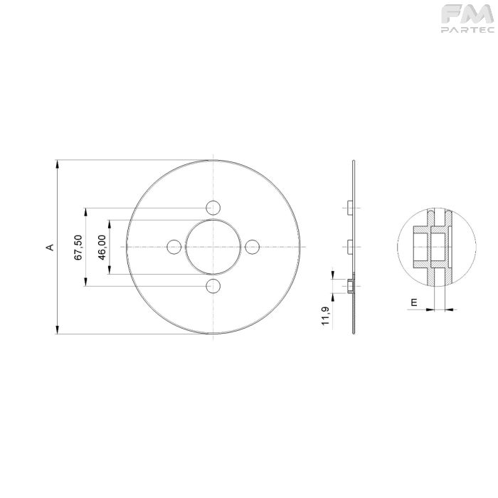 Disegno tecnico Sku: F101313