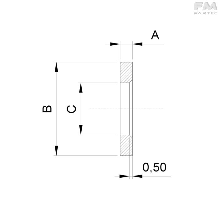 Disegno tecnico Sku: F101315