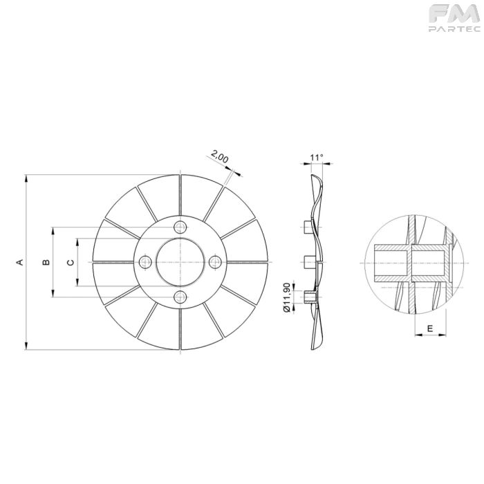 Disegno tecnico Sku: F101604
