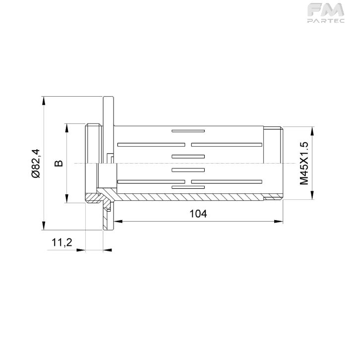 Disegno tecnico Sku: F101740