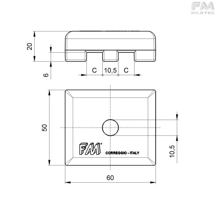 Disegno tecnico Sku: F102372C50