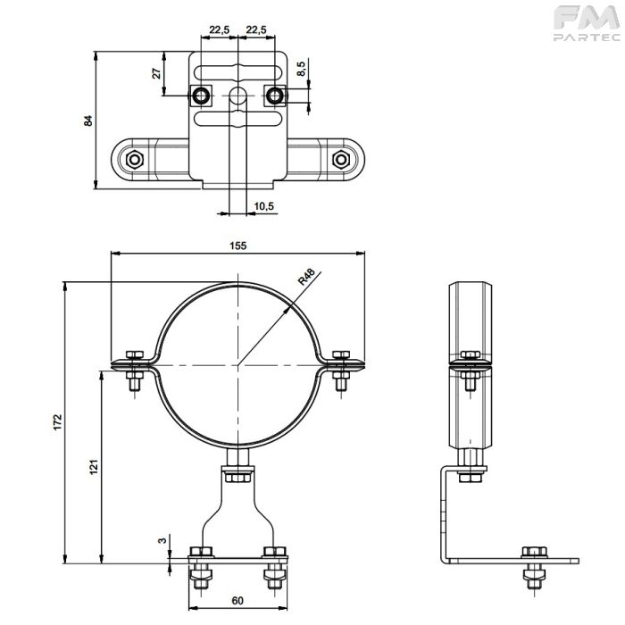 Disegno tecnico Sku: F500003/A