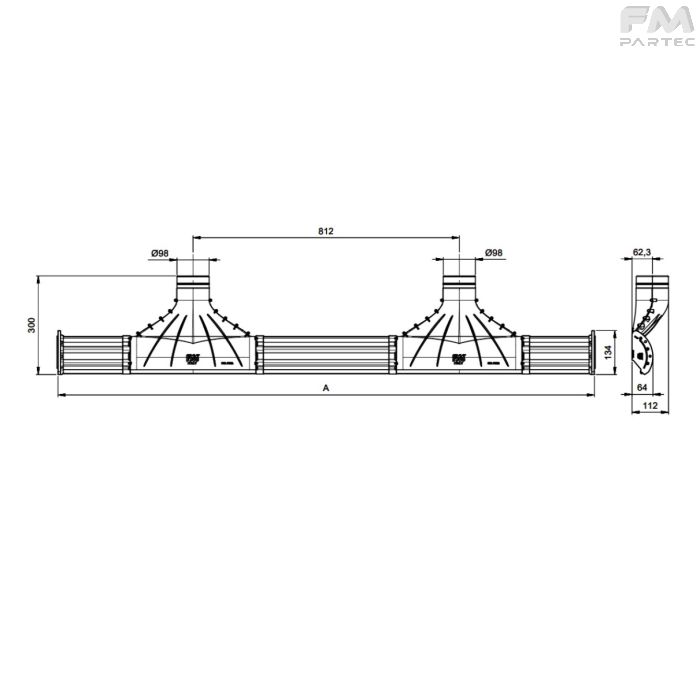 Disegno tecnico Sku: F500859/2/1600