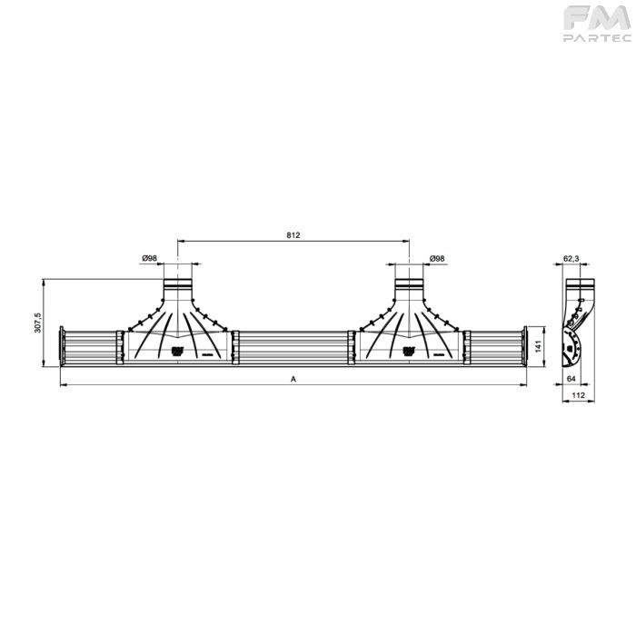 Disegno tecnico Sku: F500860/2/2000