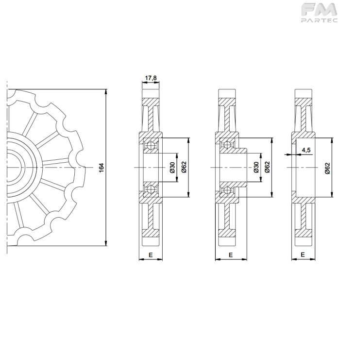 Disegno tecnico SKU CH-SK-Z13B