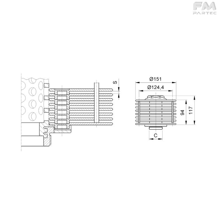 Disegno tecnico Sku: F070014001