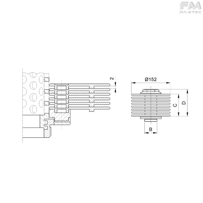 DISEGNO TECNICO SKU DP-HEL-150