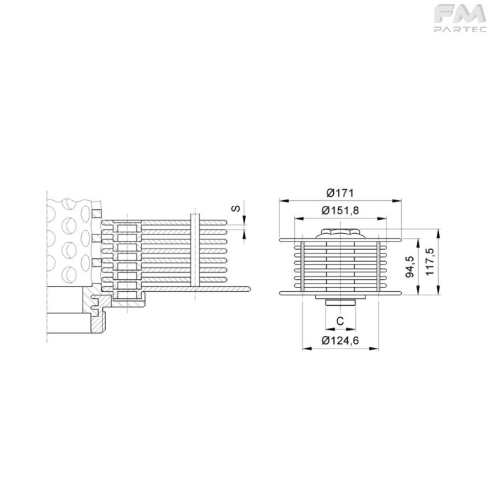 DISEGNO TECNICO SKU DP-STC-170-150