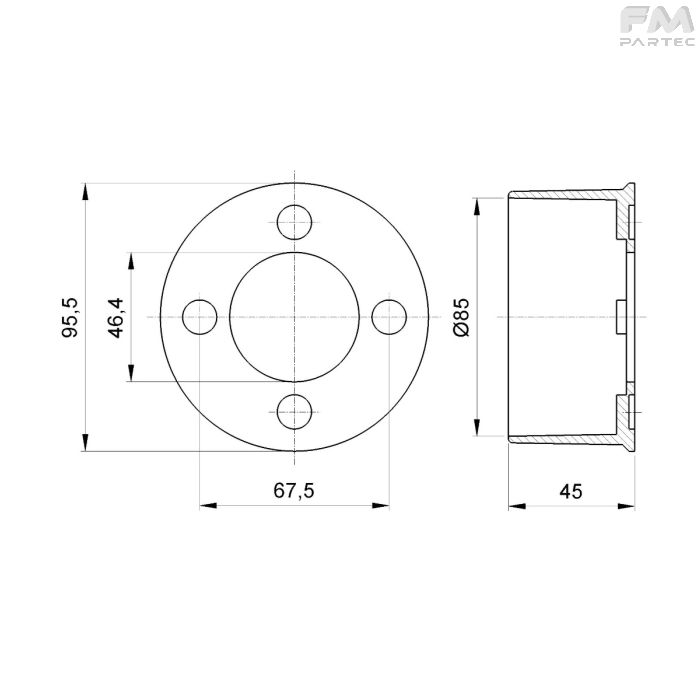 DISEGNO TECNICO SKU DP-AC-JP
