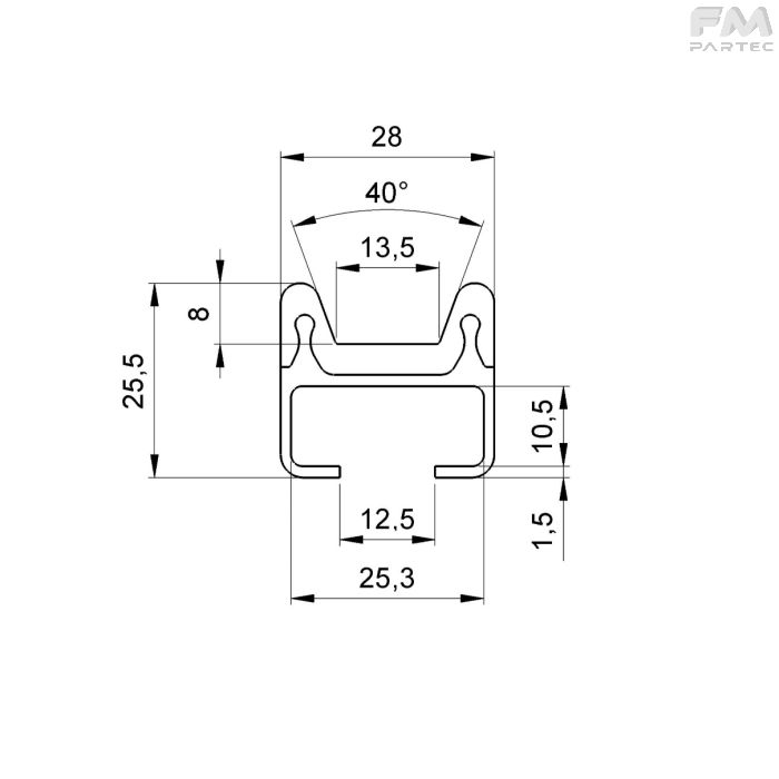 Disegno tecnico Sku: PR-BS-GTC-C