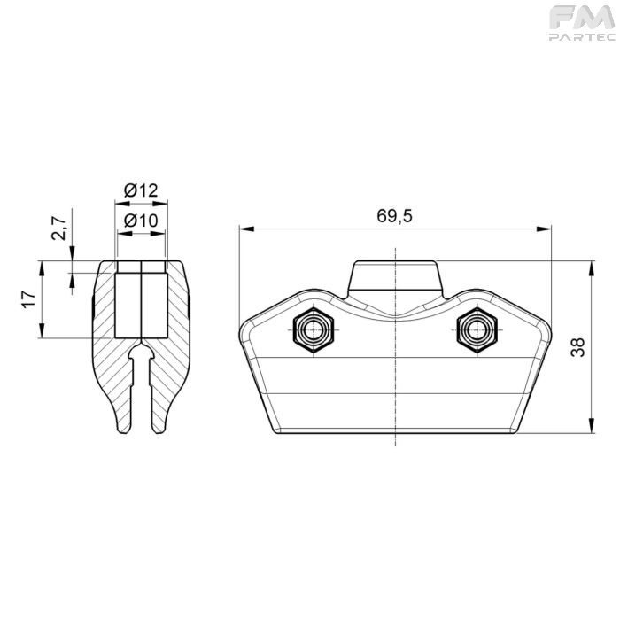 Disegno tecnico Sku: PR-AC-SU-T