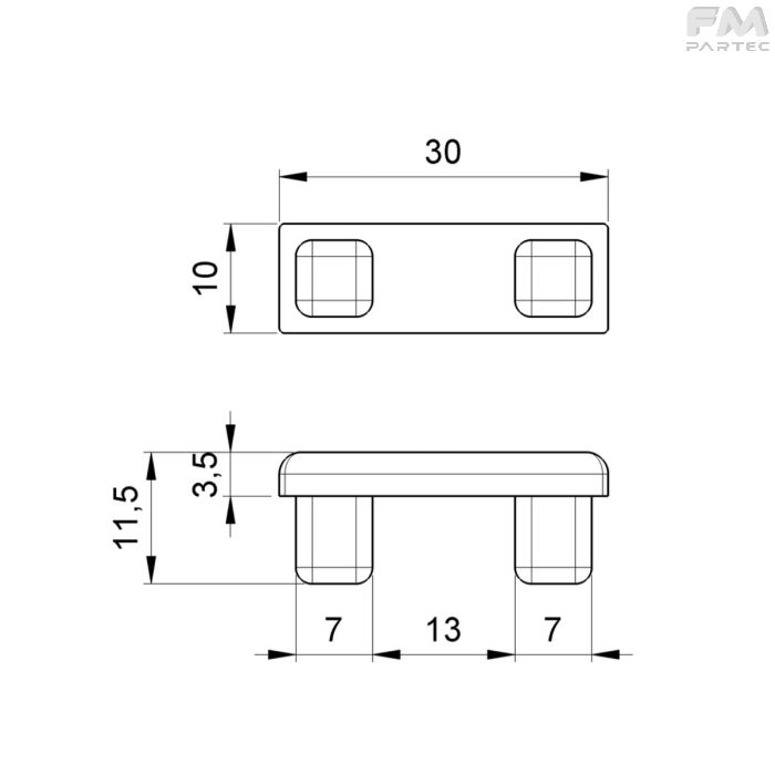 Disegno tecnico Sku: CH-AC-TD10