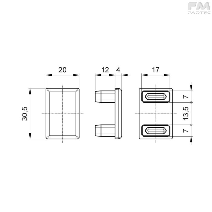 Disegno tecnico Sku: CH-AC-TD20