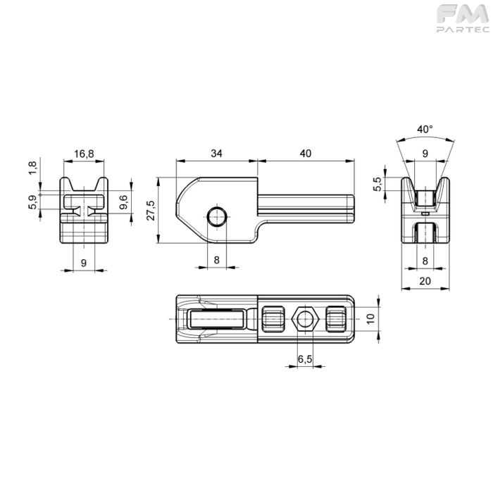 DISEGNO TECNICO SKU CH-AC-TBS