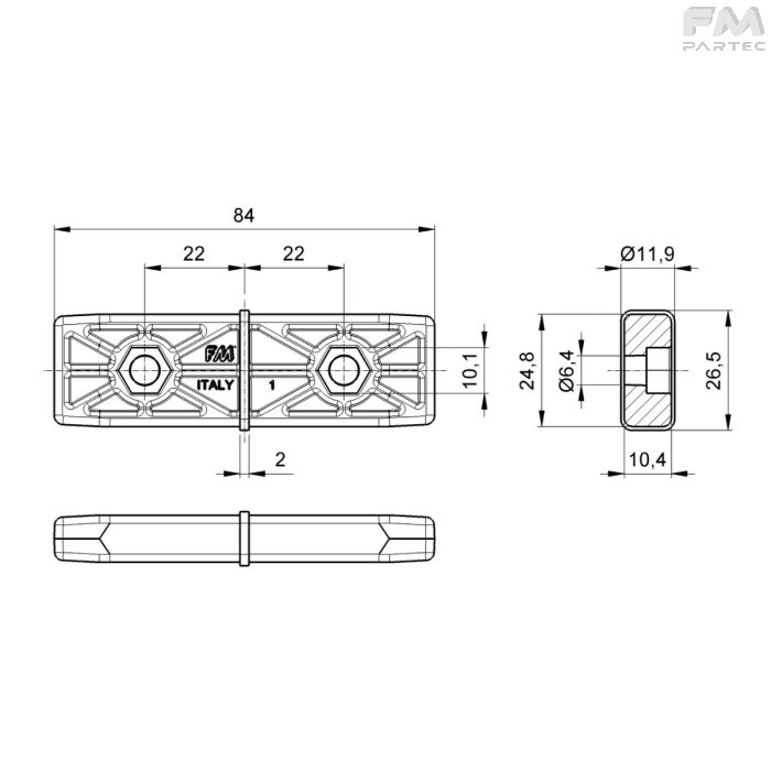 Disegno tecnico Sku: Ch-AC-J