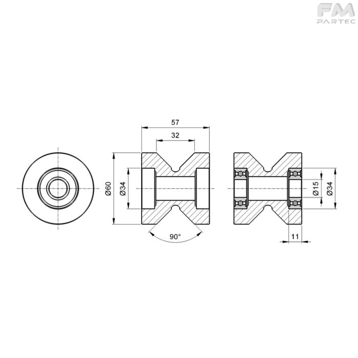 Disegno tecnico Sku: PRW-P-IDP-60