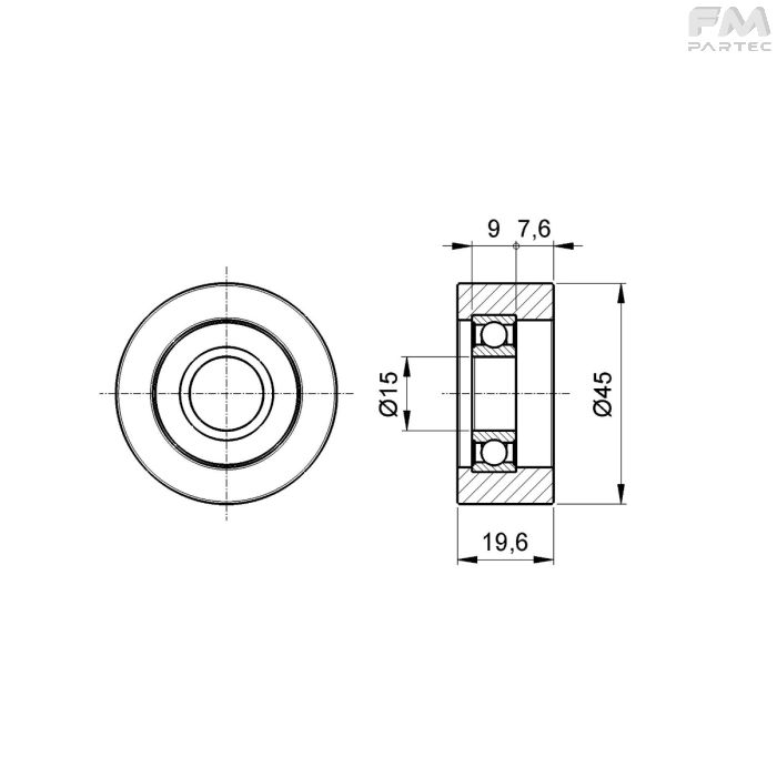 disegno tecnico SKU PRW-R-OB-40