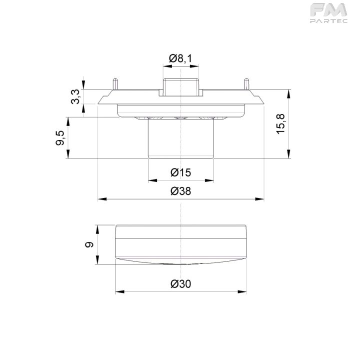 Disegno tecnico SKU PRW-R-AC-KIT1