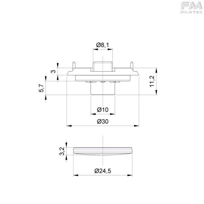 Disegno tecnico SKU PRW-R-AC-KIT2