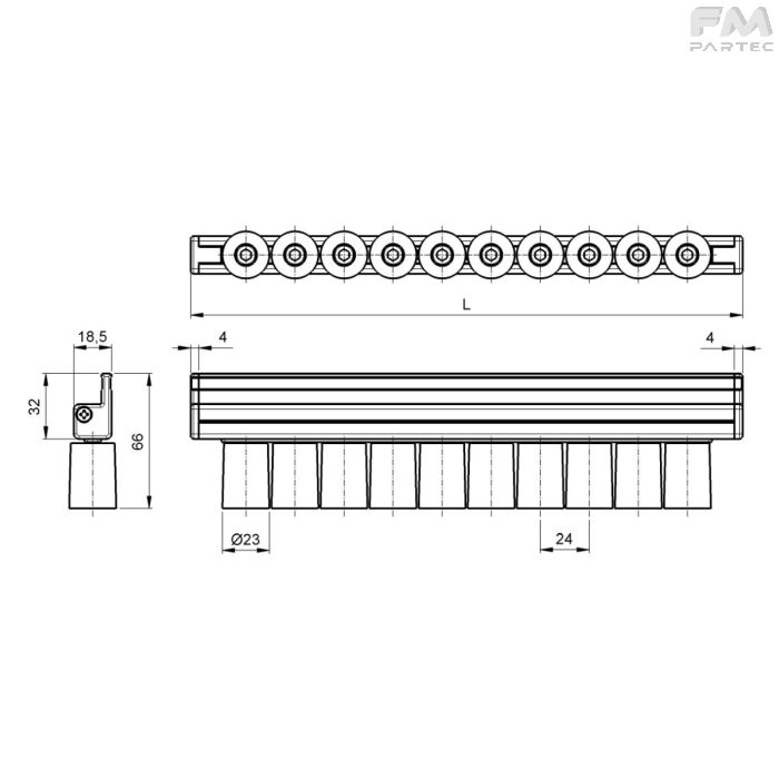 Disegno Tecnico SKU RCV-CR-PU24C1