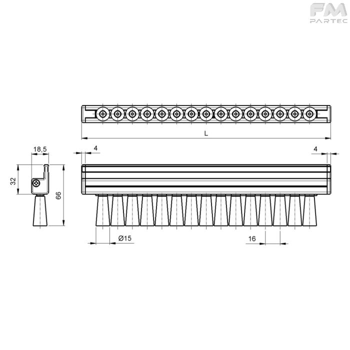 Disegno Tecnico SKU RCV-CRC-PU16C1