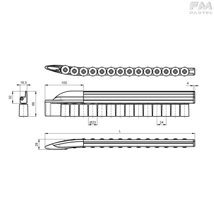 Disegno Tecnico SKU RCV-CR32RE-PU24C1