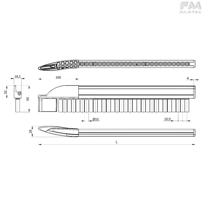 Disegno tecnico SKU RCV-CR32LE-PU11C1