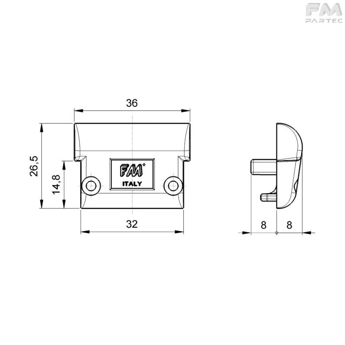 Disegno tecnico Sku: RCH-AC-ER-60005