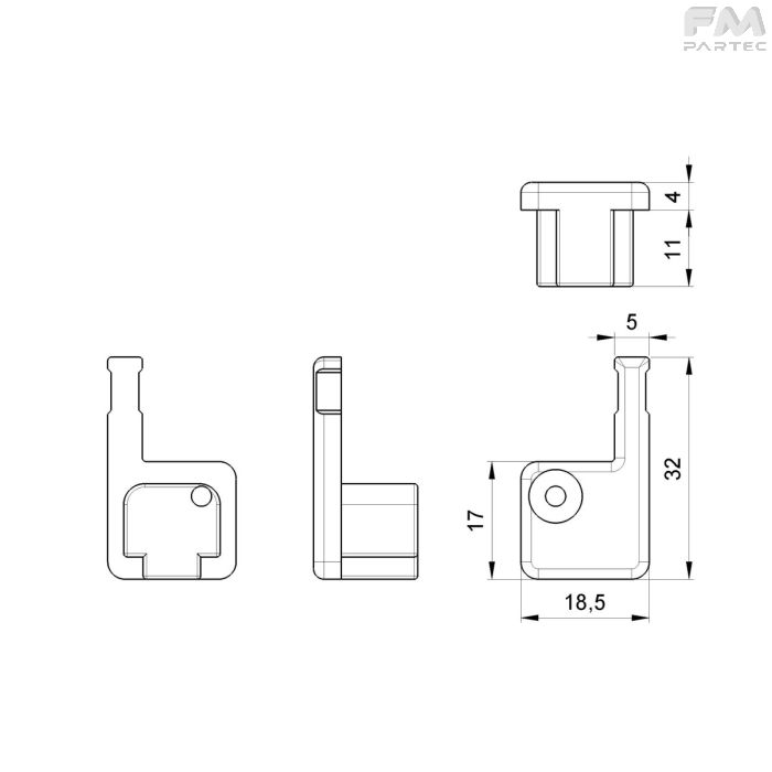 Disegno tecnico Sku: RCV-AC.CR32FH