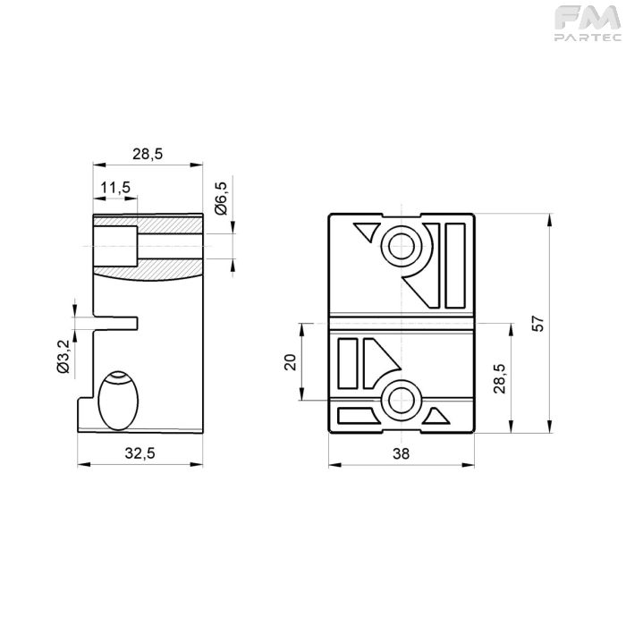 Disegno tecnico Sku: RCH-AC-402