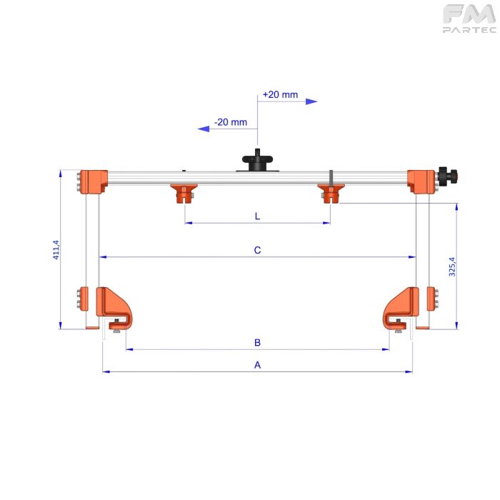Disegno tecnico SKU SRS-HY-SR-A