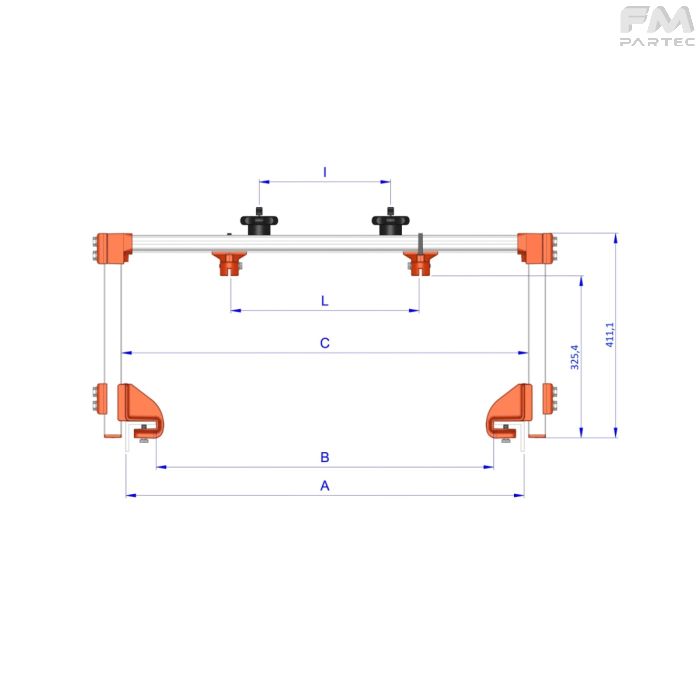 Disegno tecnico SKU SRS-HY-DR-A
