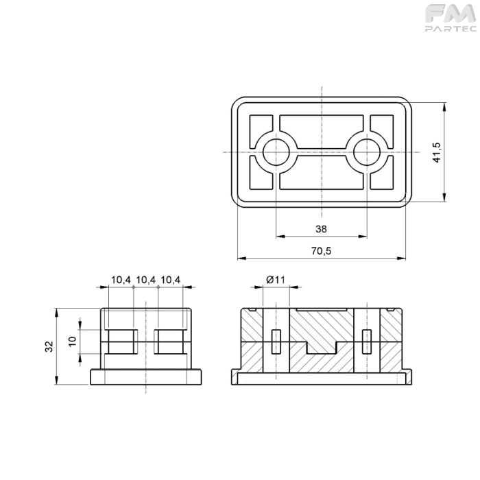 Disegno tecnico Sku: F020001031
