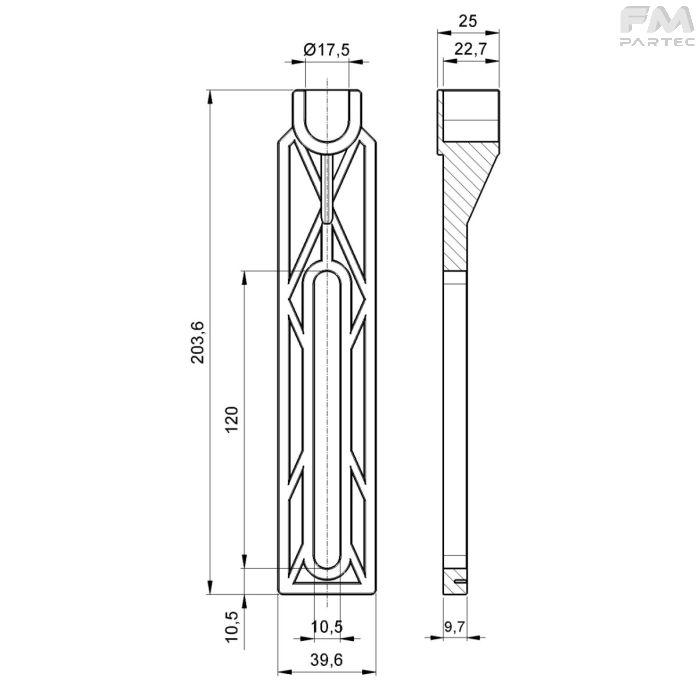 Disegno tecnico SKU SU-RRG