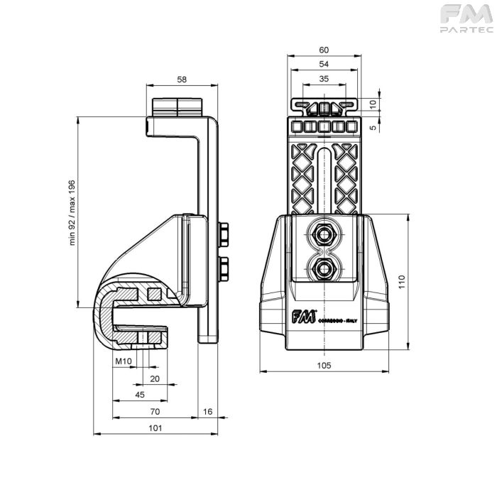 Disegno tecnico SKU SU-KIT-502