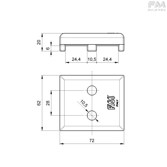 Disegno tecnico Sku: SU-BL-H