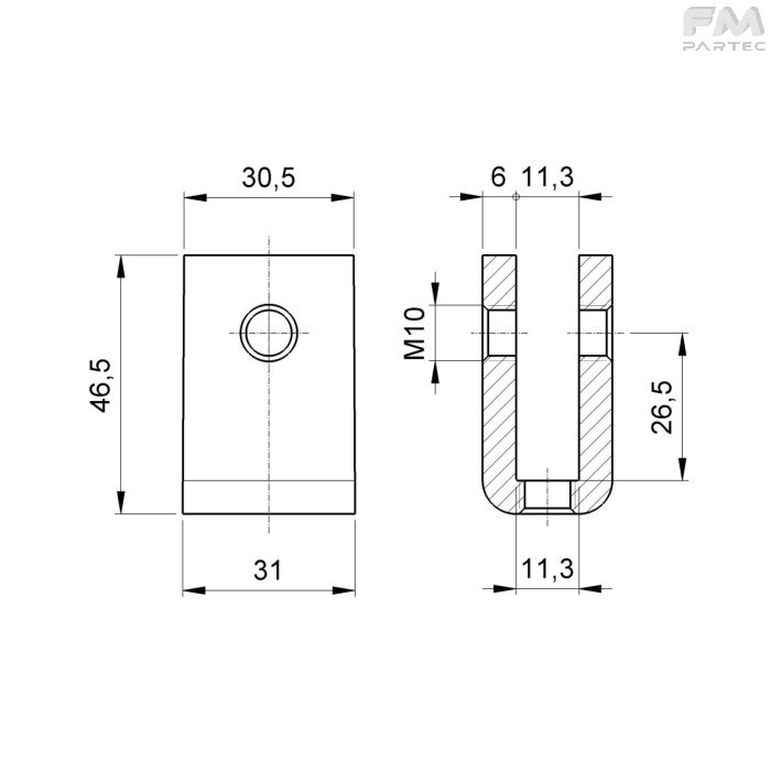 Disegno tecnico Sku: SU010203