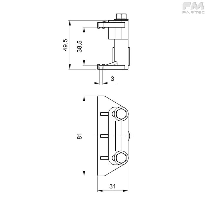 Disegno tecnico SKU SU-BH-40NHAJ